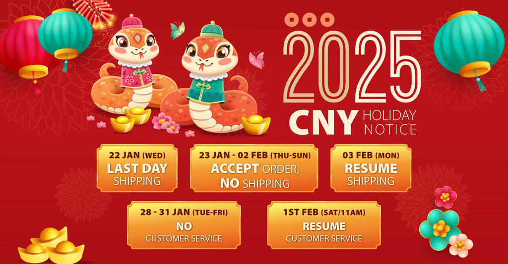 2025 Chinese New Year Holiday Notice