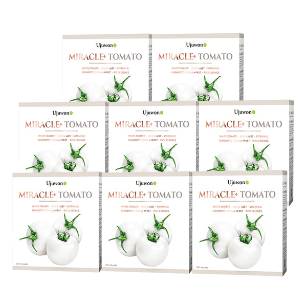 【Bundle Of 8】Ujuwon Miracle+ Tomato Skin Booster 8s x 8 + Free Garcinia Complex 30s