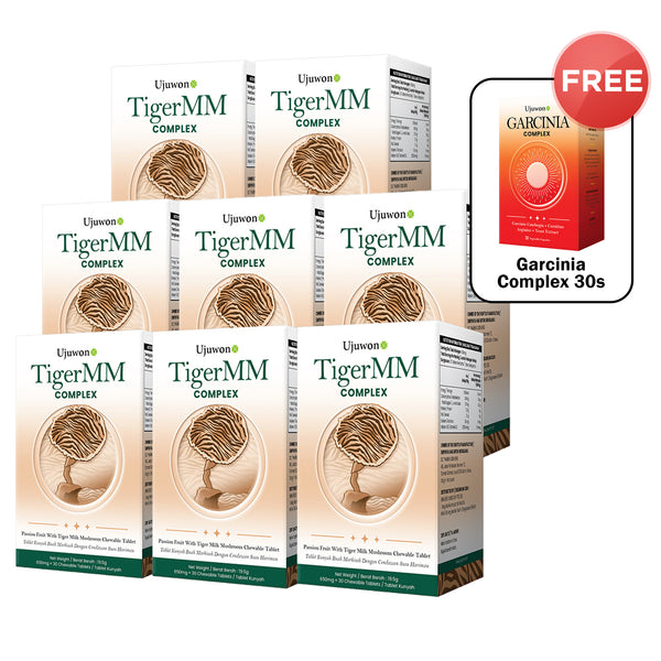 Ujuwon TigerMM Complex 30s x 8 Boxes + FREE Garcinia Complex 30